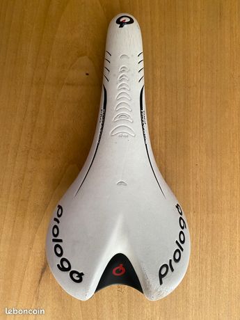 Selle De Vélo Prologo Choice Pro Rail C-Lock Blanc - Légère, Pour Route Ou VTT