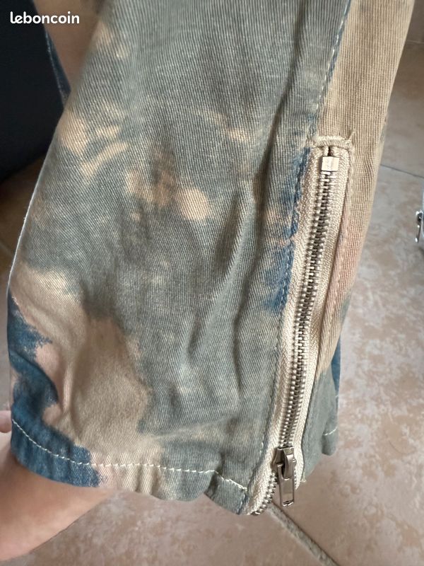 Pantalon Cargo imprimé camouflage (image 4)