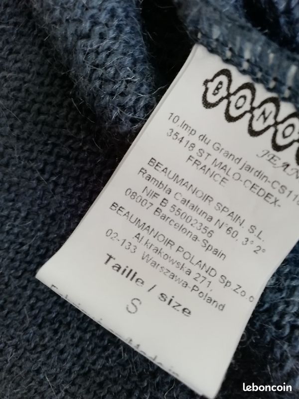 Gilet bleu Bonobo femme 36 (image 5)