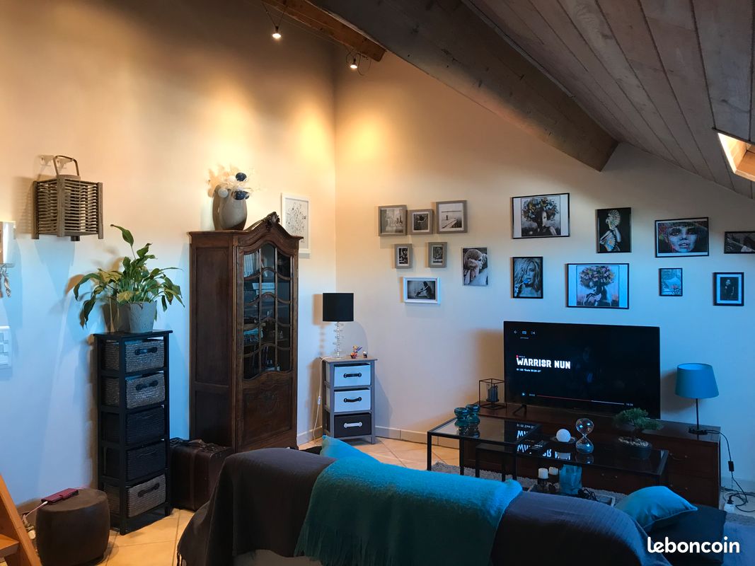 T3 mezzanine vue cité quartier Bellevue