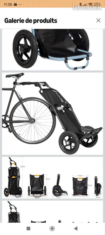 Test de la remorque pliable Burley Travoy