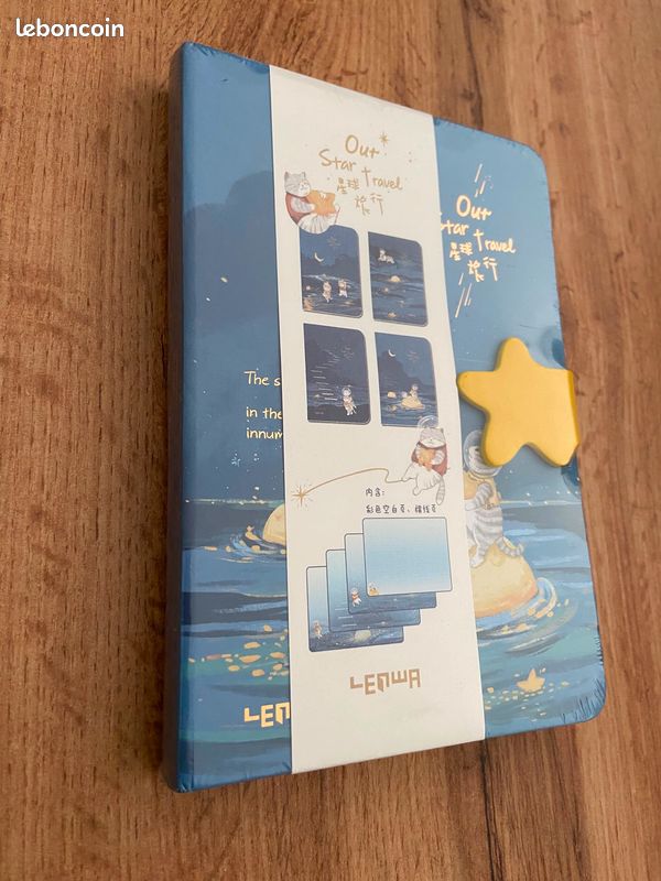 Carnet Lenwa Chat Astronaute Espace Star Travel (image 2)