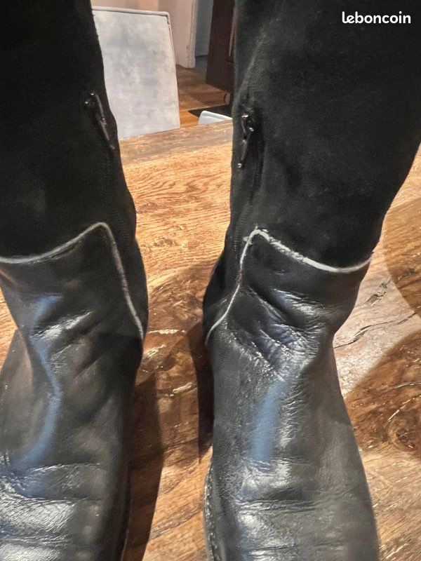 Don bottes cuir Cosmo Paris T37 (image 2)