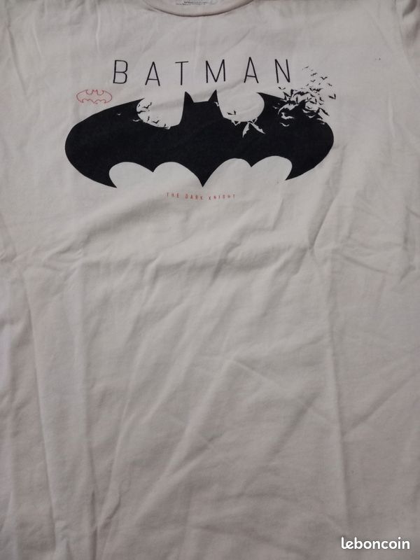T-shirt Batman DC Universe - 100% Coton, Manches Courtes, Coupe Régulière, Officiel