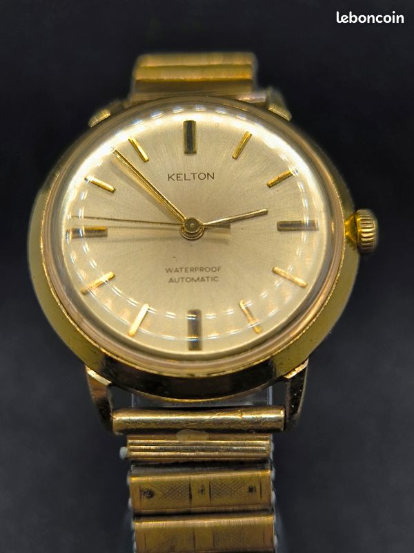 Montre Vintage KELTON Mécanique Pour Homme (années 80) - Pour Pièces Ou Réparation