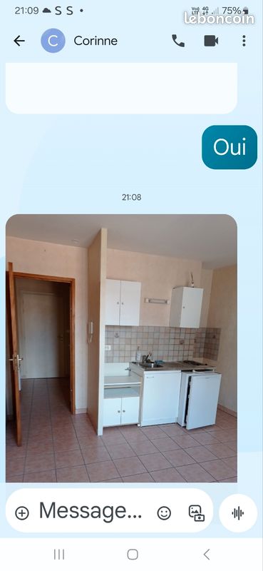 Appartement 1 pièce 25 m² · à Limoges · 25 m² · 370 €