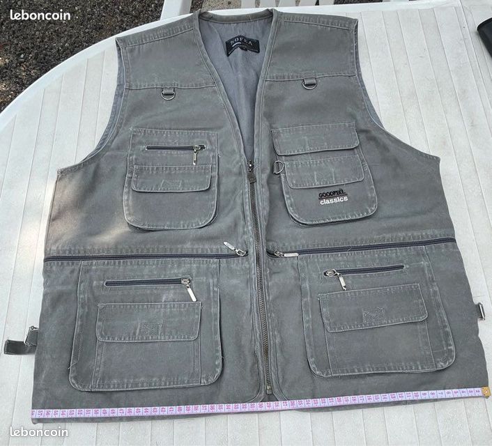 Veste Pêche Années 70 USA Veste Pataugeoire Vintage Orvis - Taille M - Pour Pêche à La Mouche, Années 70, Neuf Deadstock Veste Pêche Orvis Vintage