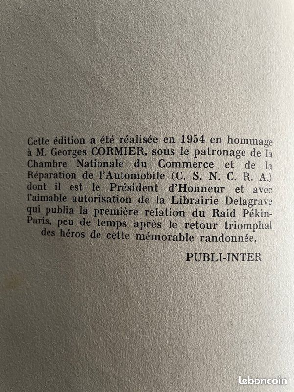 Le raid Pékin Paris en 1907 par Georges Cormier (image 5)