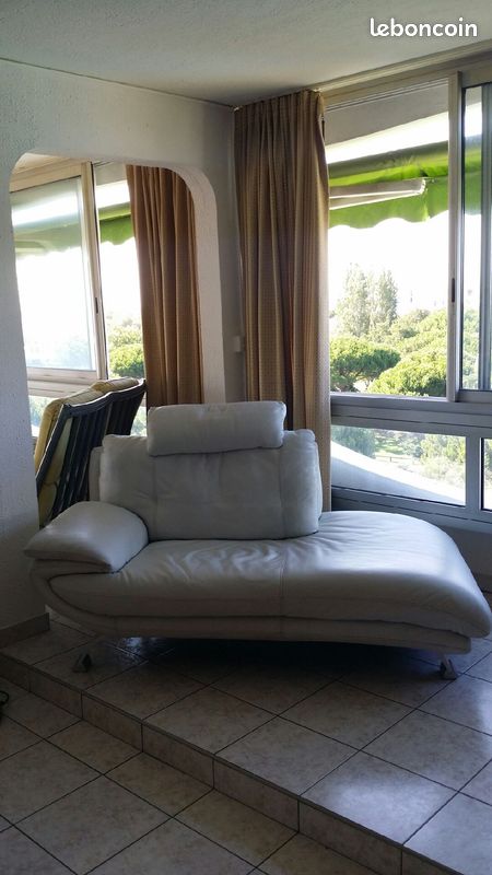 Méridienne Cuir Blanc (image 1)