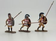 3 Soldats Grecs Antiques The East Of India Company ACG09 - échelle 54mm Plomb Peint