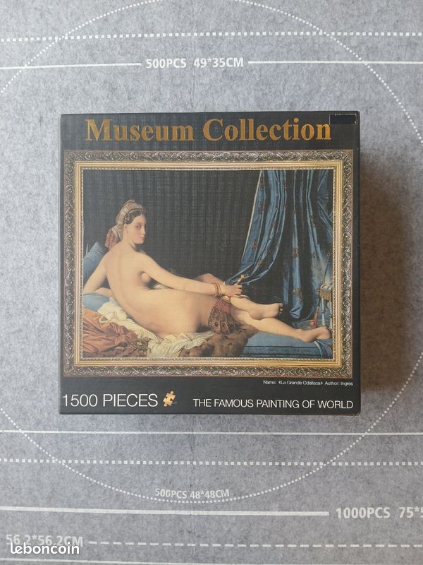Puzzle 1500 pièces Muséum Collection- La grande Odalisque- Ingres (image 1)