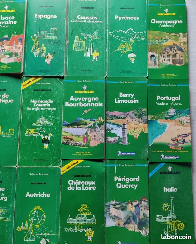 Lot 27 guides Michelin verts anciens France et étranger (image 2)