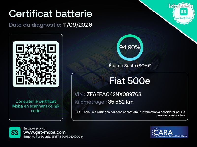 Fiat 500 Electrique 42 kWh Icone 118 ch (image 30)