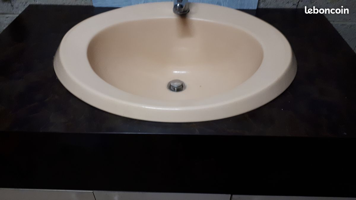 Meuble vasque , lavabo et feuille stratifiée entière (image 3)