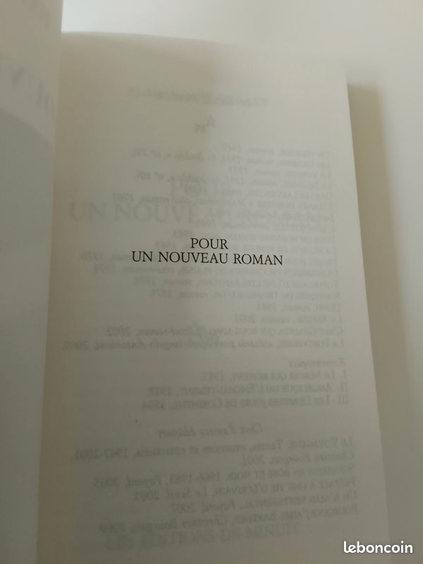 Pour un nouveau roman, Alain Robbe-Grillet (image 3)