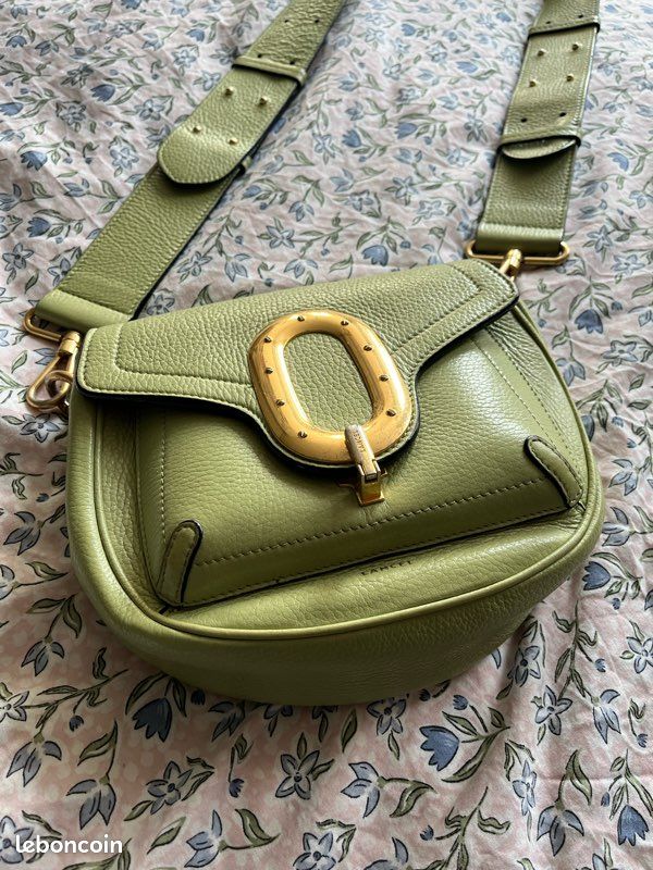 Leather Crossbody Sac Romane De Lancel Lancel Mauve/Black Leather