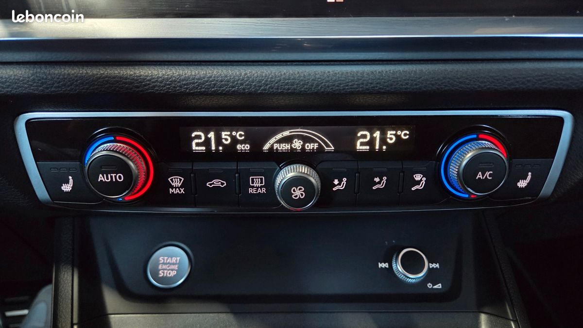 AUDI Q3 2.0 35 TDI 150ch S-LINE S-TRONIC - TOIT PANO - ANDROID AUTO CARPLAY - CUIR - COFFRE ELECTRIQUE (image 18)