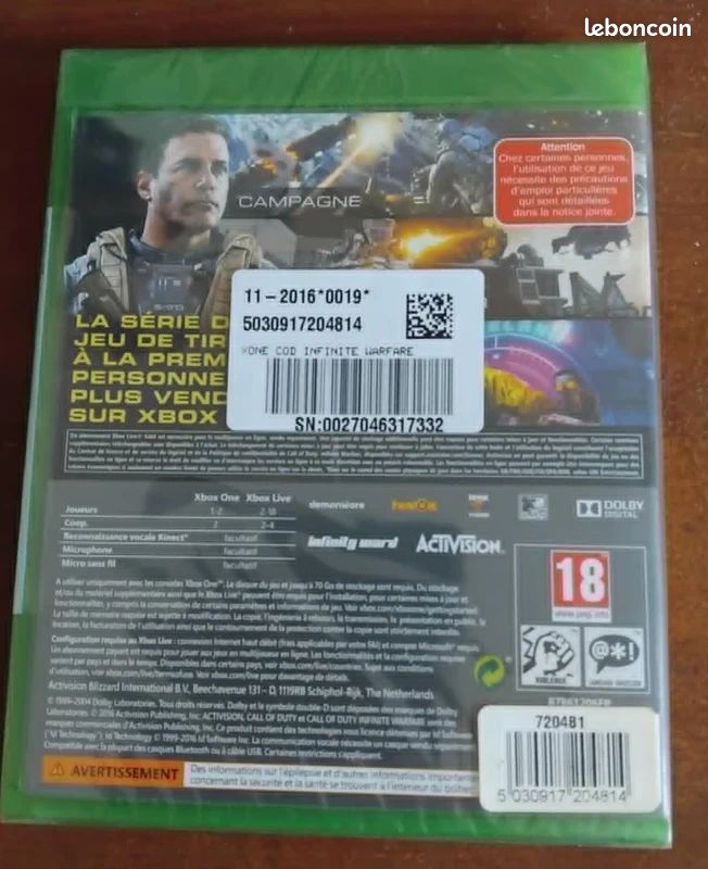 Call of Duty Infinite Warfare - Sous blister (image 2)