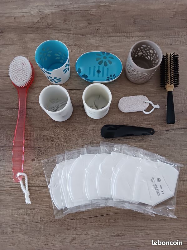 Porte-brosses à Dents En Verre Rose - Gobelet Vetro Rétro 7.5x10x7.5 Cm - Pour Salle De Bain Ou Décoration
