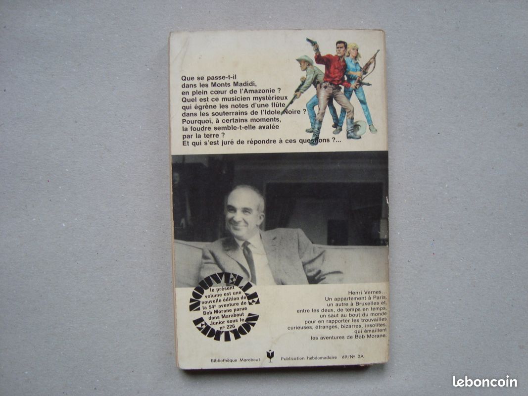 Bob Morane. Les semeurs de foudre - Pocket Marabout N°1012 (image 2)