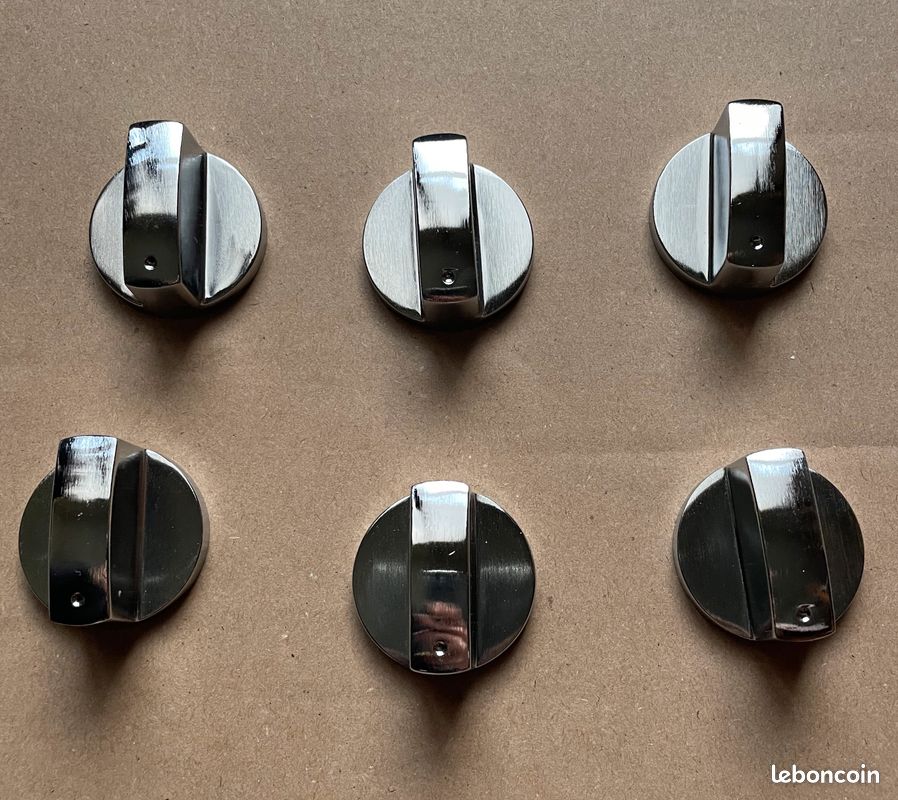 XUZOPIM 5 Pièces Bouton De Cuisinière À Gaz 6 Mm Boutons De Gazinière Boutons De Commande Universels En Métal Boutons De Poêle Gaz Bouton Plaque De Cuisson Pour Cuisinière Réchaud À Gaz