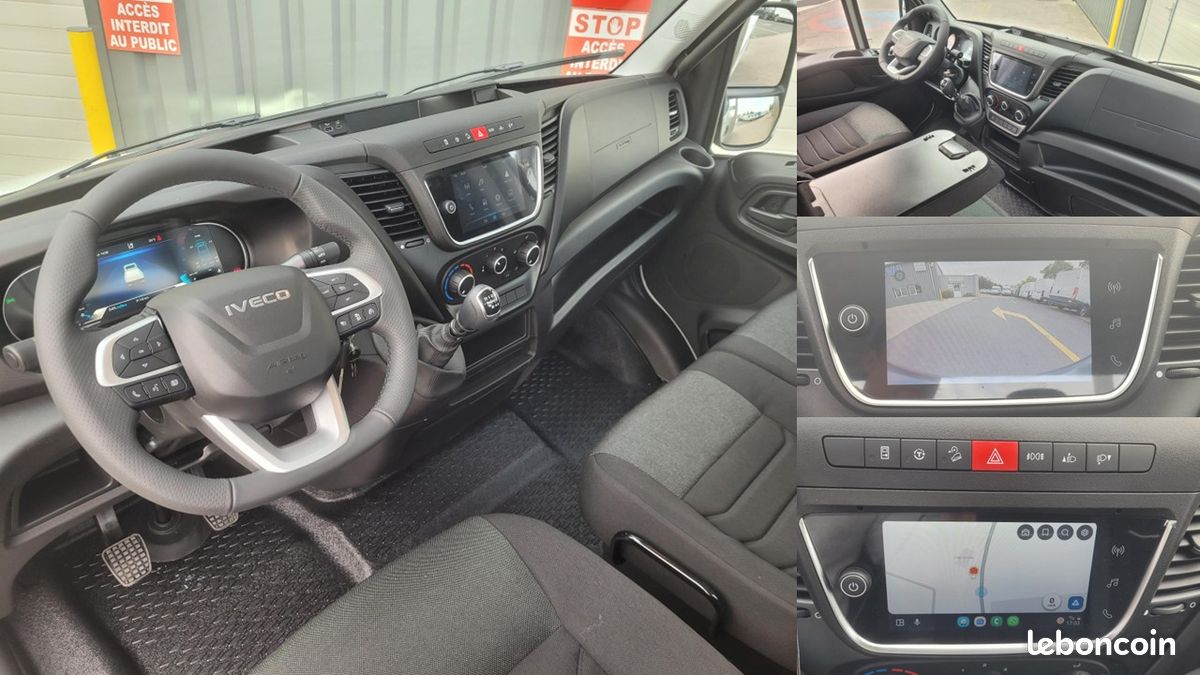 IVECO DAILY CCB 35C16 H3.0 PACK COMFORT SIMPLE CABINE 03 PLACES PLATEAU ALUMINIUM 5,17 MÈTRES comme NEUF + SUSPENSION RENFORCÉE 13 LAMES + MOTEUR 3 LITRES + CAMÉRA DE RECUL ( Prix de Vente 53 990 HT ) (image 5)