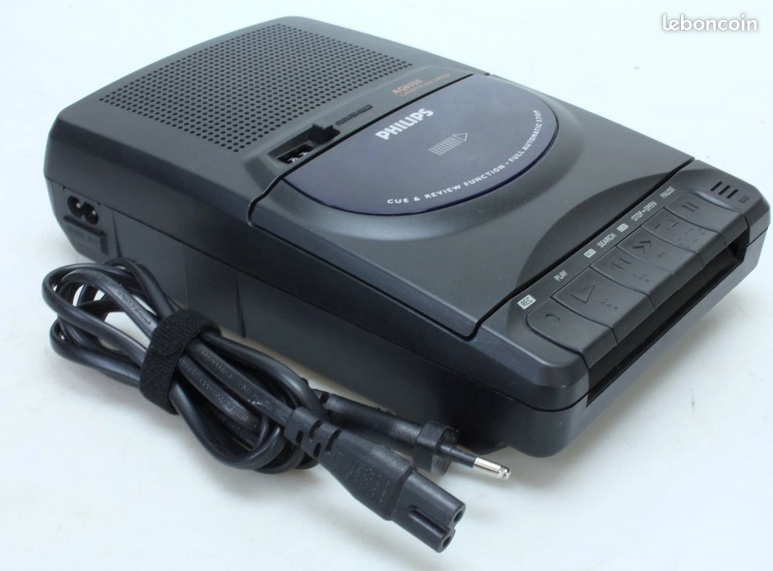 Philips AQ6355 Magnétophone Dictaphone Cassette Enregistreur (C-368) (image 2)