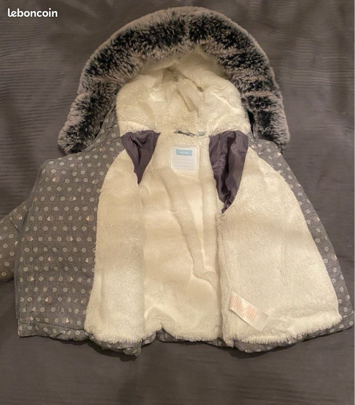 Manteau bébé fille 18 mois Obaidi (image 5)