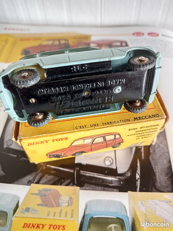 Dinky Toys 518 - Boîte D'origine Renault 4L, Fabrication Française Meccano, Collection