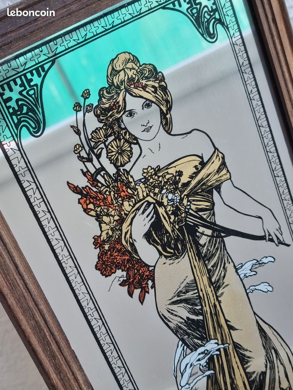 Miroir vintage printemps (image 1)