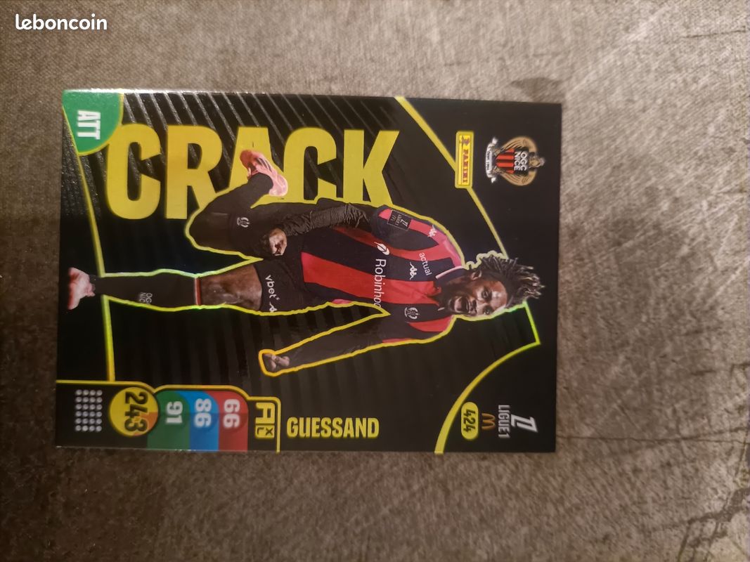 Carte De Collection Adrenalyn Signée - OGC Nice Football - Joueur GENEVOIS