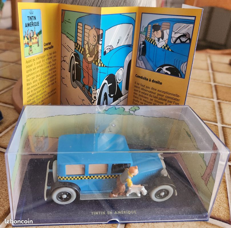 Voiture. Le taxi de Tintin en Amérique. Atlas. Hergé. Moulinsart (image 2)