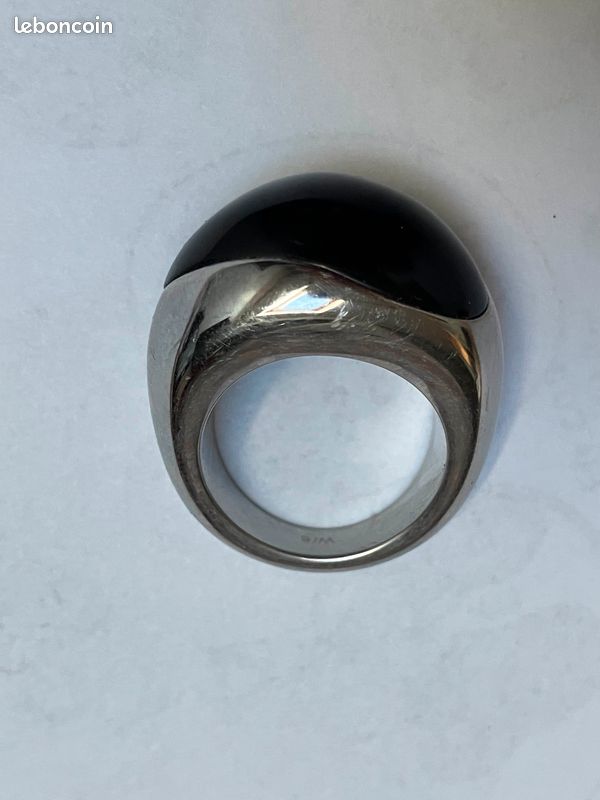 Bague vintage Calvin Klein ellipse bleu taille 17mm Montres