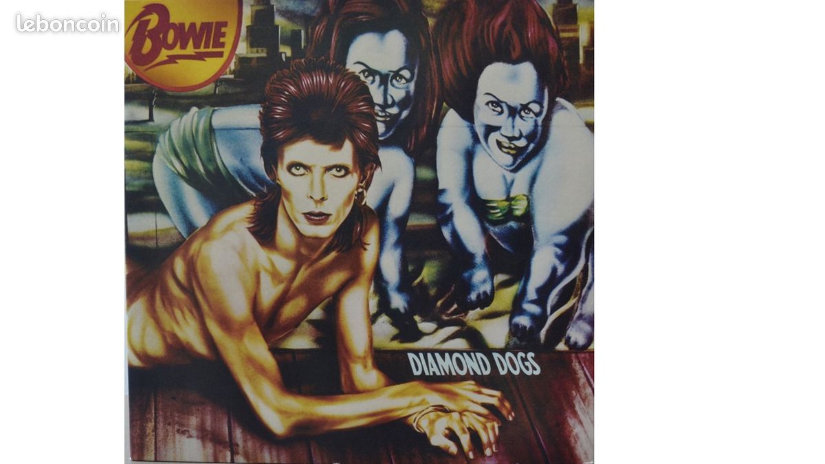 Disque 33T BOWIE - DIAMOND DOGS -jo (image 1)