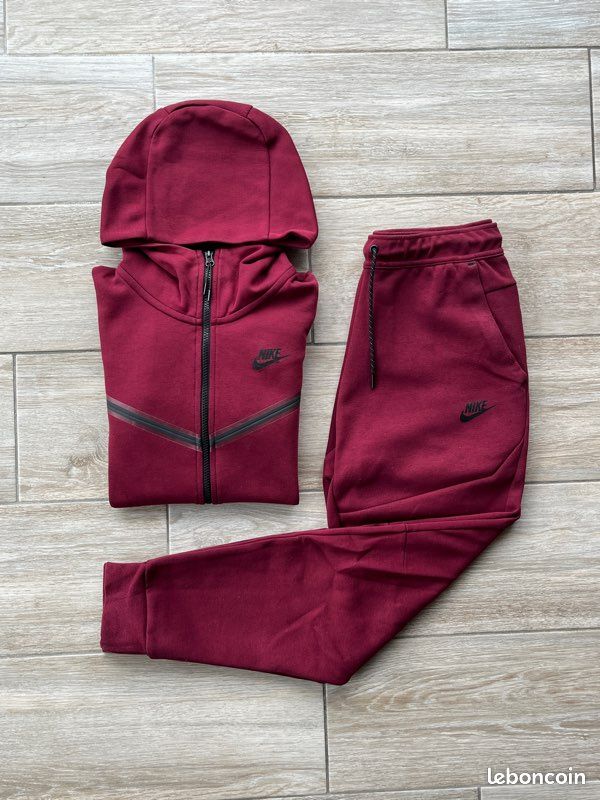 Veste Survetement Nike Homme Bordeaux Ensemble Nike Tech Fleece
