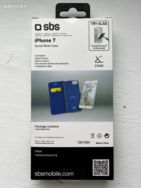 Coque IPhone 7 SDS bleu neuve (image 3)