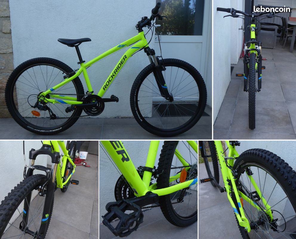 Vtt Rockrider Velo Vert Fluo Velo Vert Fluo Vtt Vert Fluo Vélo VTT
