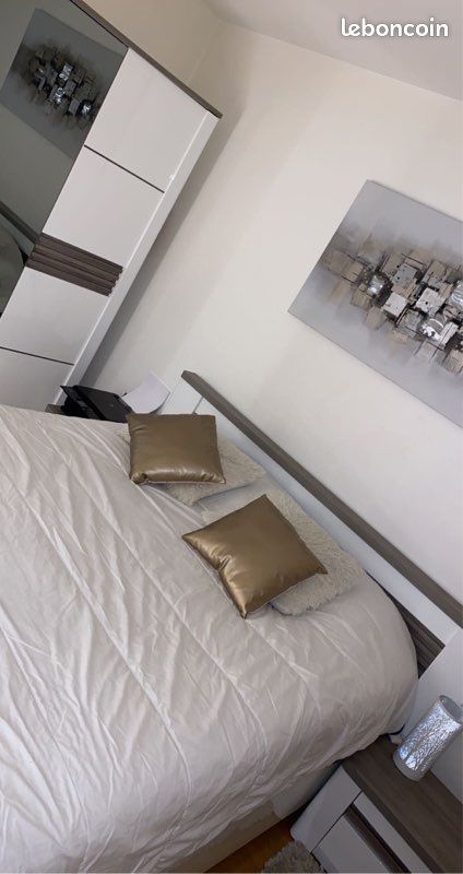 Ameublement armoire table de chevet lit matelas sommier (image 1)
