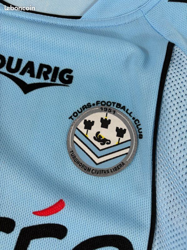 MAILLOT TOURS FOOTBALL Club Sisteo Duarig dédicacé joueurs Vintage Enfant - M EUR 34,90 - FR