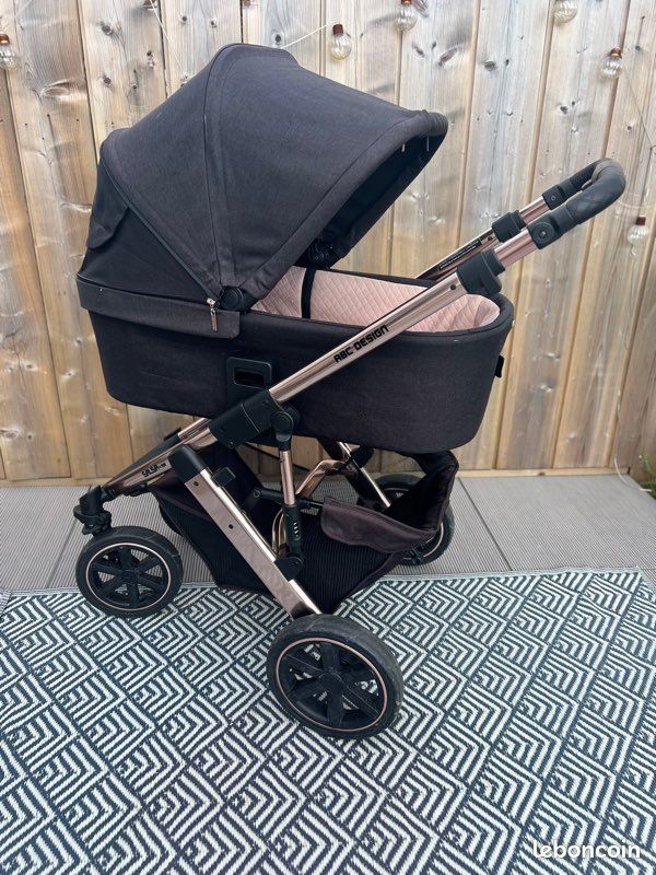 Poussette ABC Design trio Salsa 4 air rose gold (image 4)
