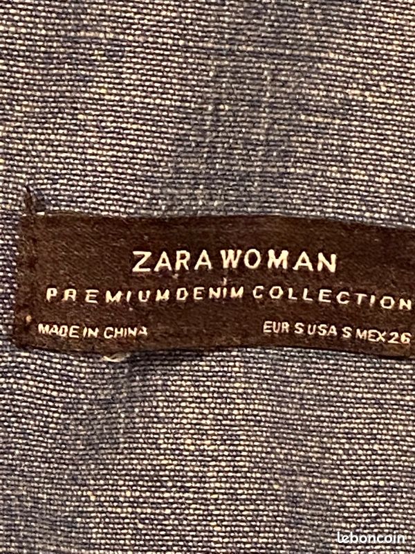 Chemise un jean Zara taille M (image 5)