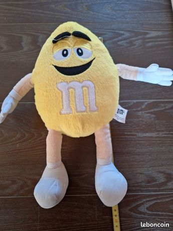 Peluche M&M's Jaune Canard De Pâques - Modèle R180 - Occasion - Jouet Vintage