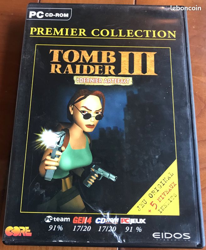 Vends Jeu PC Tomb Raider III (image 1)