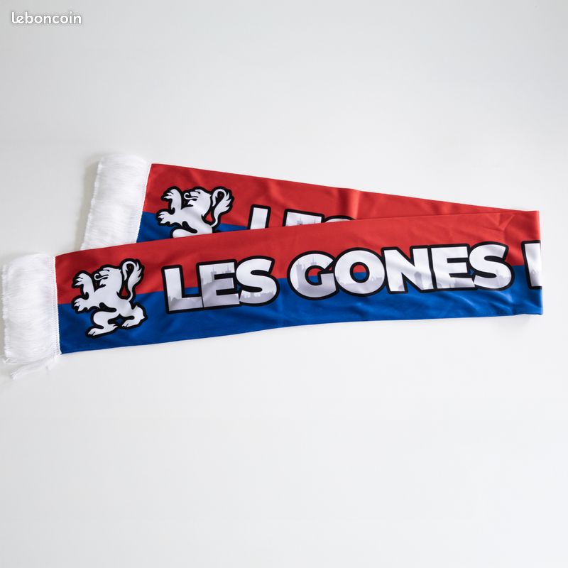 Écharpe Supporter Olympique Lyonnais - OL Gones - Pour Les Fidèles !