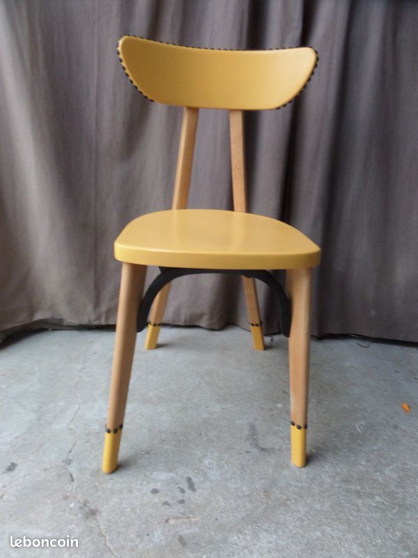 Chaise vintage année 50 relookéee (image 1)