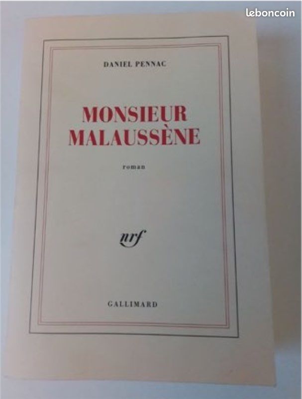 Daniel Pennac : Monsieur Malaussene ( 2 versions format broché NRF Gallimard & Poche éditions Folio) (image 4)