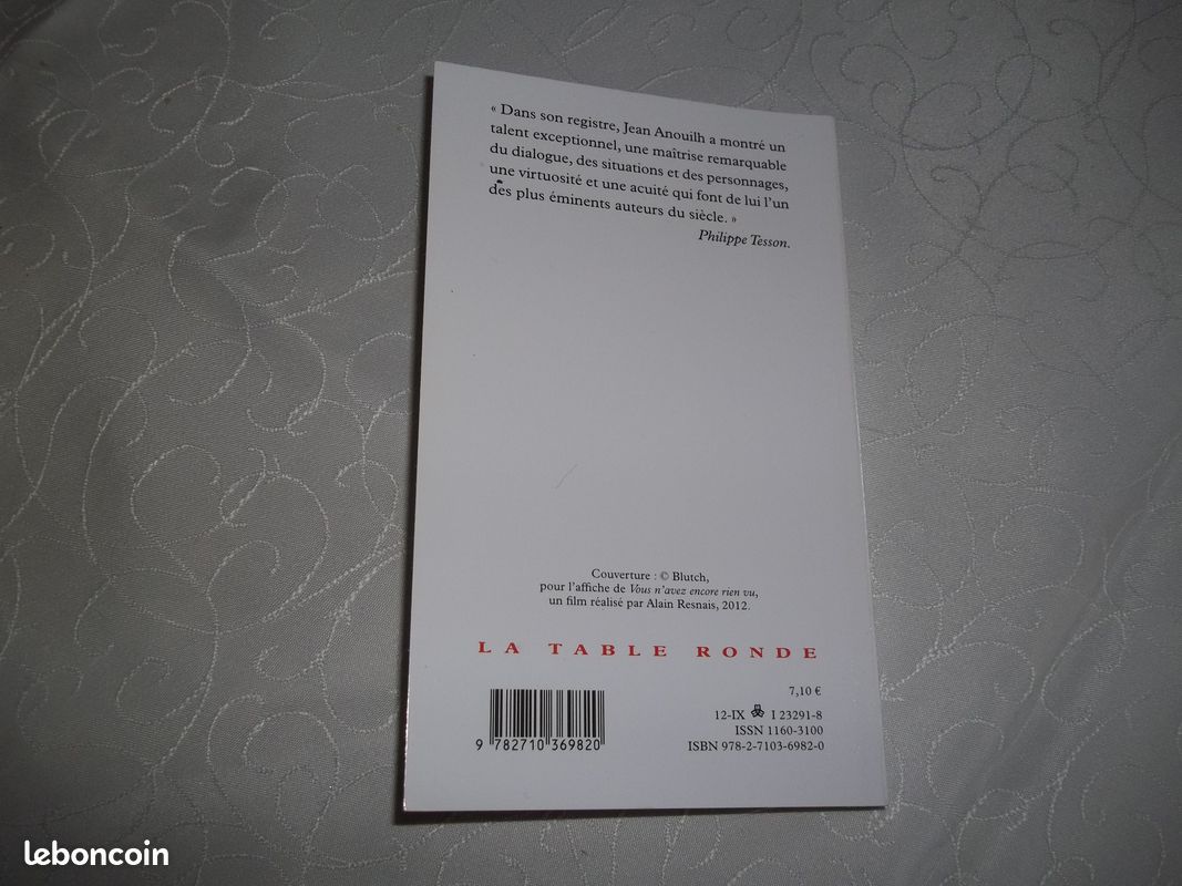 Livre "EURYDICE" de Jean Anouilh (image 2)
