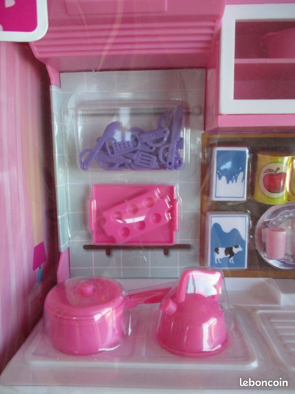 Mobilier poupée mannequin Barbie Jenny cuisine et accessoires (image 3)