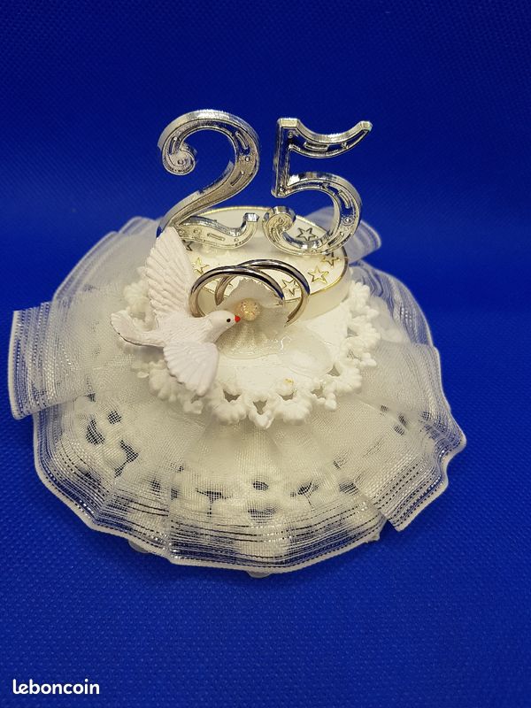 Déco gâteau anniversaire de mariage (image 1)