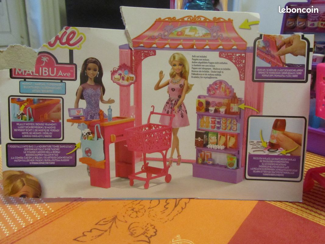 Barbie au supermarche Jeux Jouets